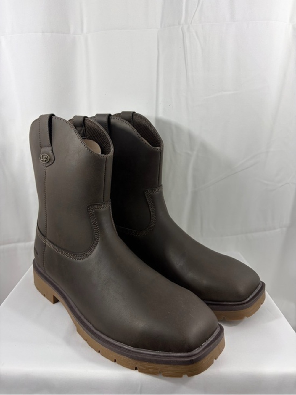 NWT Lugz Men's Size 10.5 Brown Steel Toe Work Boots